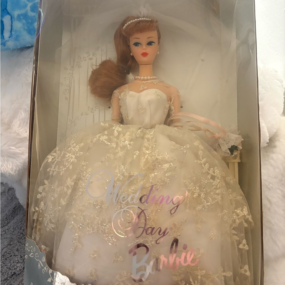 Wedding day Barbie 1996 vintage box damage shelf ware  NIB - Picture 4 of 16